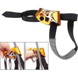 Foot Ascender Riser with Alloy Steel Rivet for Climbing, Suitable for 8-13mm Rope and 100kg Load Capacity