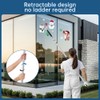 Floor Scraper, 76" Aluminum Adjustable Paint Scraper with 4-inch Razor