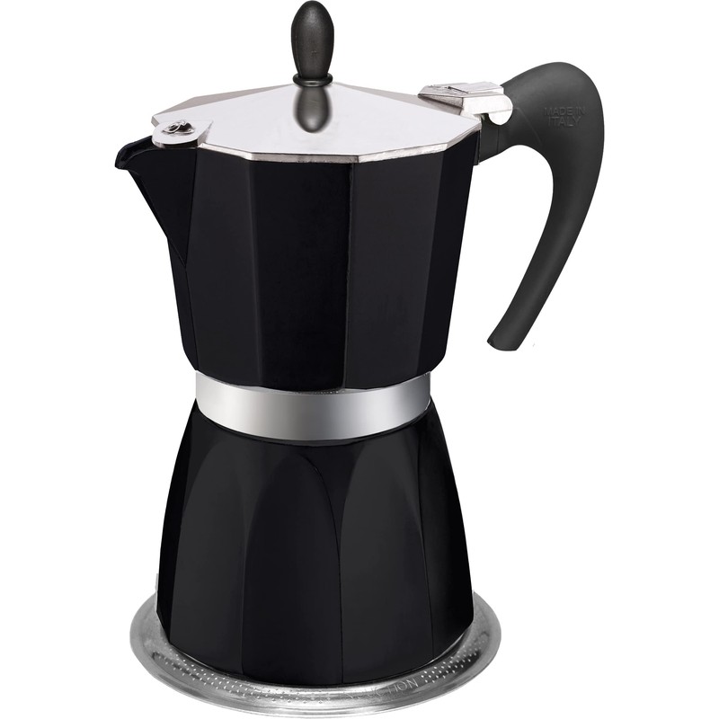 monkano Catania Cooker Espresso Maker Aluminium Induction 3 Cups