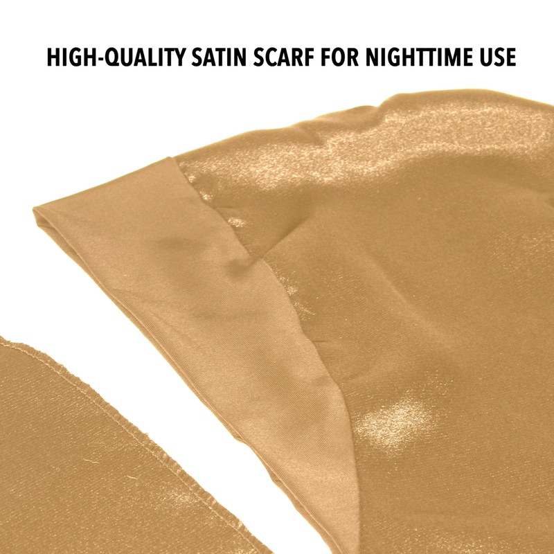 Evolve Satin Edge Wrap Scarf