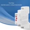 Time Relay Multifunctional Normally Open DIN Rail Delay Timer Switch