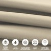Jorohiker 7.5ft Patio Umbrella Replacement Canopy for 6 Ribs，Durable，Waterproof, UV-Resistant