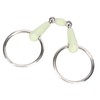 Horse Mouth Bit Stainless Steel Ring Middle Rubber Apple Flavour