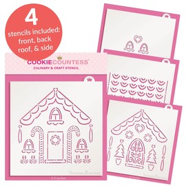 Gingerbread House - 4 Piece Stencil