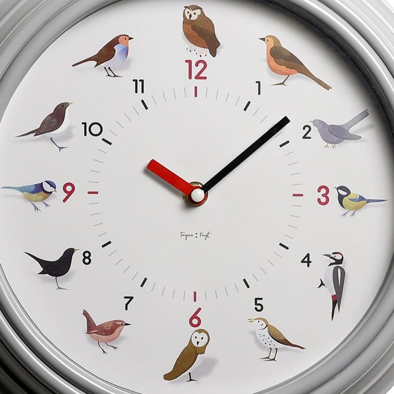 Animals Birds Call Alarm Clock Wall Clock TICKY TACKY CLOCK