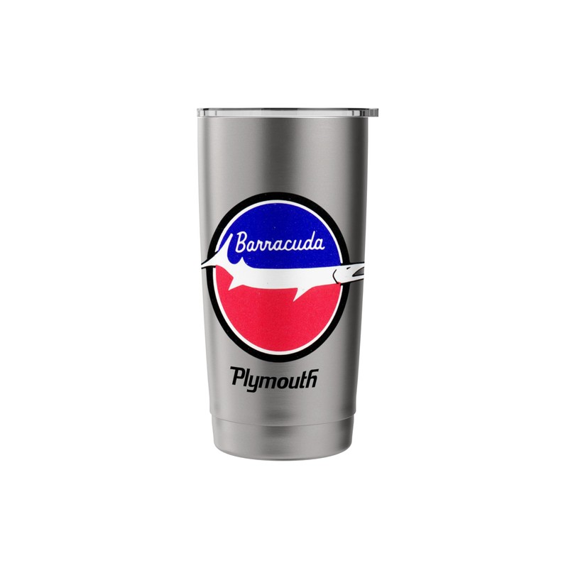 Plymouth Barracuda Logo Stainless Steel Insulated Tumbler