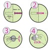 nidoshu Yconic 4 Modern Coat Hooks Wall Decorative Coat Hooks