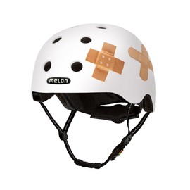 Melon Lightweight Unisex Helmet for Adults and Kids, Urban Active, white