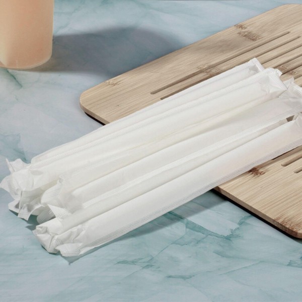 Bubble Crush Disposable Straws 100 PCS Individually Wrapped, PLA 100%