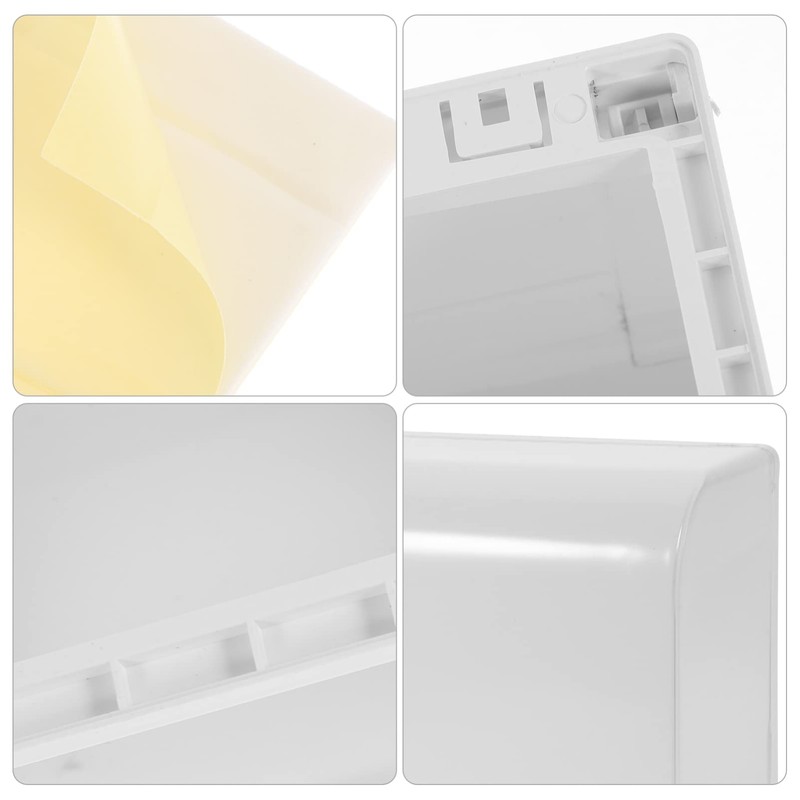 DOITOOL Cover Splash-Proof Waterproof Double-Position Security Light Protection White 20.2X12.1CM