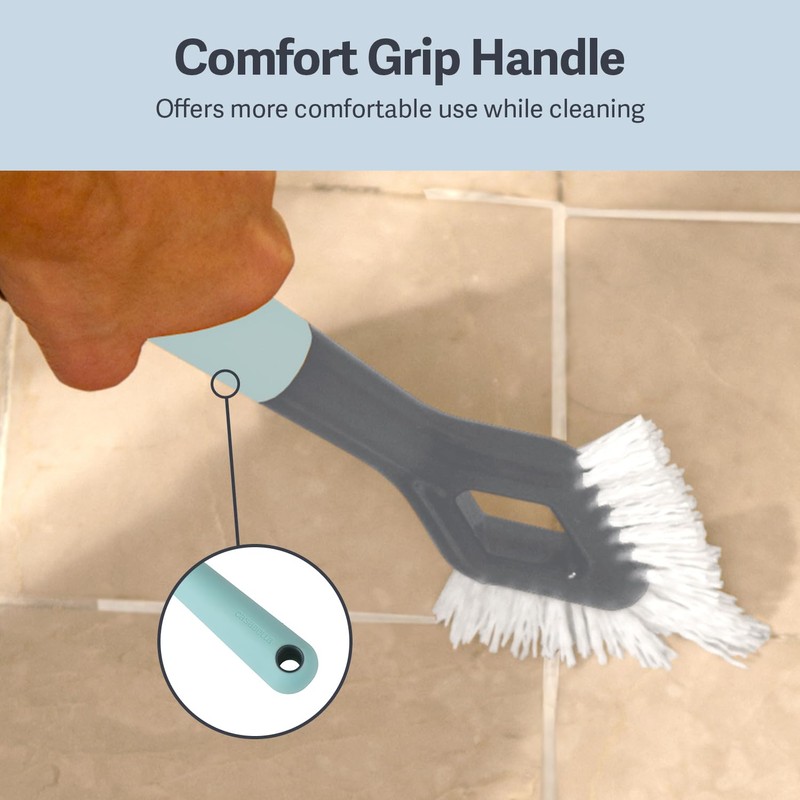 Casabella Smart Scrub Heavy Duty Tile and Grout Cleaning Brush,