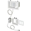 Arlington® TVB712BK TV BRIDGE II™ Power/Low Voltage Box Pre-Wired Kit