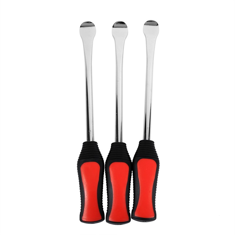 3x Lever Tool Spoon Motorcycle Tire Iron Changing w/2x Wheel