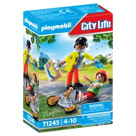 PLAYMOBIL City Life Paramédico con Paciente 71245