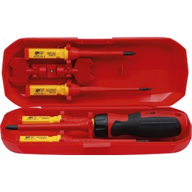 BGS VDE Screwdriver Set with Interchangeable Blades 8 Pieces