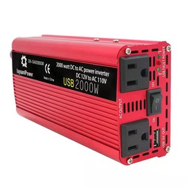 2000w Power Inverters Car Power Inverter Car Inverter 12v to 110v 900W/2000W(Peak)
