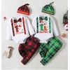 Newborn Baby Boy Girl My 1st Christmas Outfit Long Sleeve
