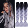 Kanekalon Braiding Hair Kanekalon, 3 Packs, Ombre Jumbo 24 Inch