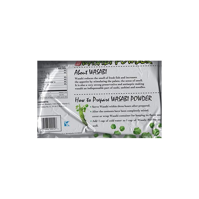 Premium freshly made wasabi - Japanese Horseradish Powder 2.2 lbs.
