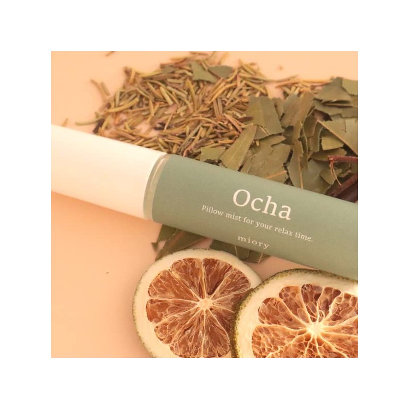 miory Ocha ピローミスト アロマミスト18ml お茶 緑茶 睡眠 リラックス アロマ 精油