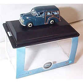 Oxford blue morris minor traveller car 1:76 railway scale diecast model (oxford-76MMT002-02)