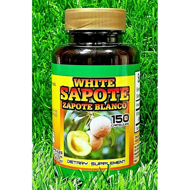 Plantimex 2 Bottles Zapote Blanco White Zapote 300 Capsules Support