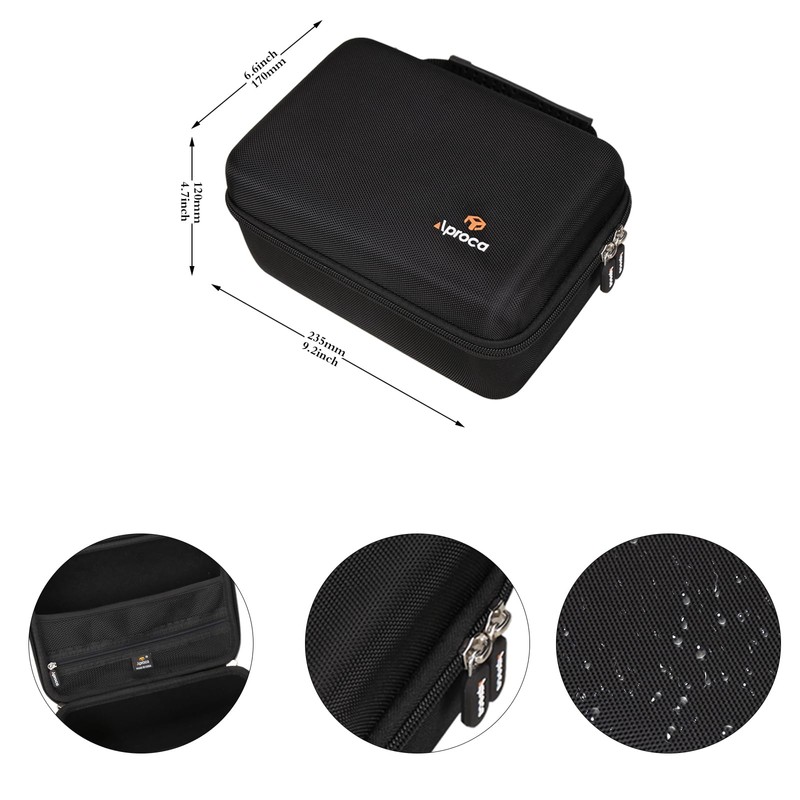 Aproca - Funda protectora rígida para almacenamiento de viaje, para