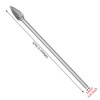 Gasea 10pcs 4" Long Reach Double Cut Tungsten Steel Solid