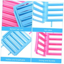 Healvian 6sets Practical Hair Curler Clips Hair Roller Styling Tool for Effortless Waves Random Colors Lightweight Hairdressing Accessories for Quick Hairstyling