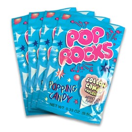 UpTop Treats Cotton Candy POP ROCKS Candy | Includes 4 Individual Packs of Cotton Candy Flavored Mini Rock Popping Candies