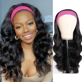 Estilar Lace Front Wigs Human Hair HD Transparent Brazilian Natural Black HD Lace Frontal Wigs Human Hair Pre Plucked with Bleached Knots for Women(Band for 8 Inch)