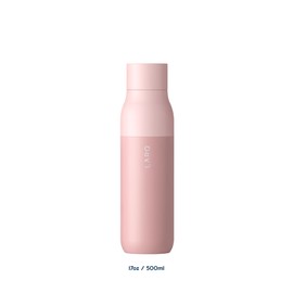 LARQ Bottle Twist Top 17 oz - Insulated Stainless Steel Water Bottle | BPA Free | Reusable for Camping, Office, Travel | Keeps Drinks Cold and Hot, Himalayan Pink