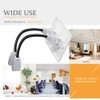 MXTECHNIC Single Port 4K HDMI Wall Plate Outlet Cover with