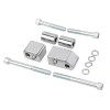 Unbranded 1-1/4'' Chrome Driver Floorboard Extension Kit For Harley Road