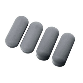 JINTAI 4PCS NON-SLIP BUMPER BOTTOM COVER PAD RUBBER FOOT FEET STRIPS for Dell Latitude 5500 5501 5502 5505 5509 5510 5511 Precision 3540 3541 3542 3550 3551 (GREY)