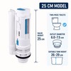 Dual-Flush Split Toilet Drain Valve, 18.5–29cm Size Options