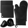 6 Pcs Oven Mitts and Pot Holders Sets for Kitchen,