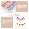 Baluue 5sets Volume Fake Lash Extensions False Eyelashes Women Natural