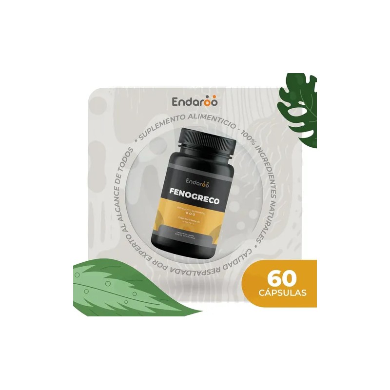 Fenogreco 500mg - 60 Cápsulas Por Frasco