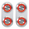 Keep It Clean Wiring Accessories Dual Daytona Silver Billet Power