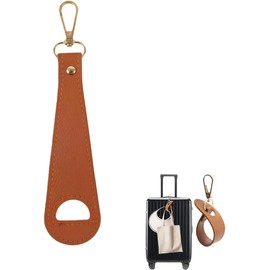 Multifunctional Magnetic Hat Clip for Travel, Hands-Free Hat Holder for Luggage Bag Purse Accessories, Secure Clip-On Design to Keep Hats Safe (Brown,Round)