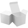 Oletx 25Pcs 3''x3''x3'' White Gift Boxes Set