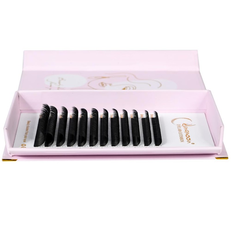 Lunamoon Easy Fan Lashes, Self-Fanning Eyelashes, 2D-20D Volume Eyelashes for