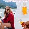 100 Pcs 1 OZ Travel Bottles with Flip Cap -