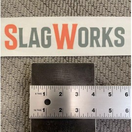 SlagWorks 1/4x4x4 inch steel plate 4”x4” A36 Hot Roll Flat .25" Thick (2 pcs.)