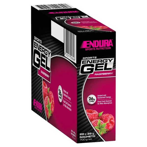 Endura Sports Energy Gel (Raspberry) 35g X 20