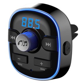 Kashimura Handheld Music Control/FM Transmitter Full Band with Air Conditioner Attachment Clip NKD-252