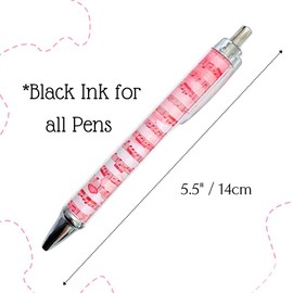 Music Pens 10 PC Unique Musical Party Favor Teacher Gift Romantic Themed Office Supplies Classroom Piano Enthusiasts Musician Cool Stationery Rainbow Vibes Bulk Perfect for Student Journals