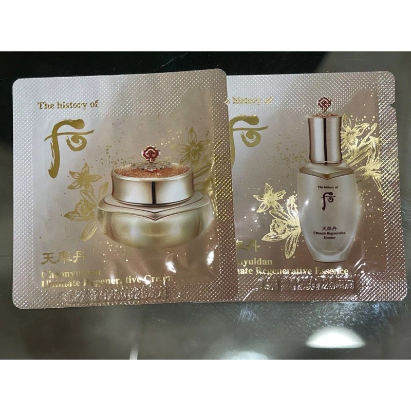 The history of Whoo Cheonyuldan Ultimate Regenerative Essence + Cream