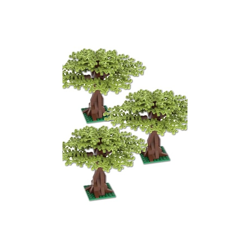 LONESTAR Bricks Building Blocks City Building Kit Trees 3 x